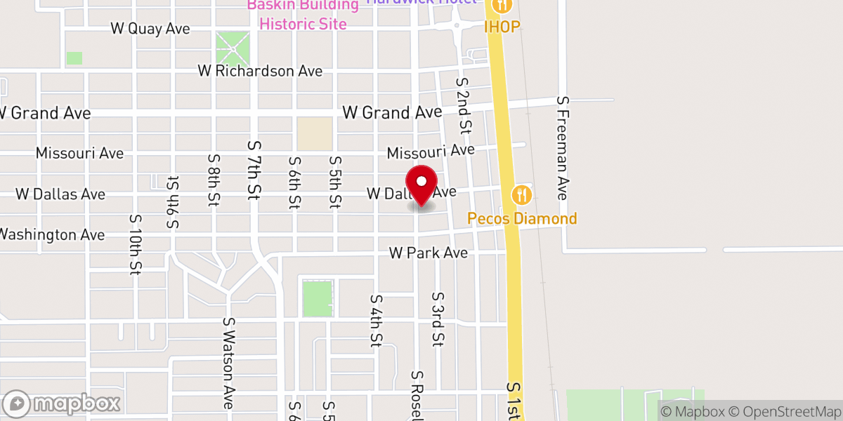 Map showing location of St Vincent De Paul Food Bank