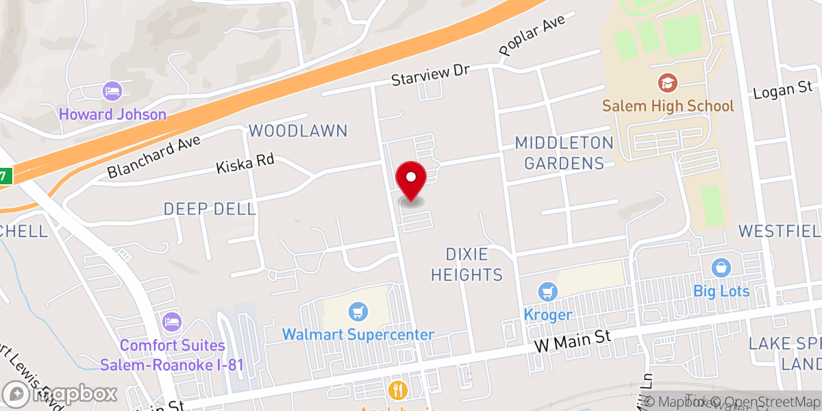 Map showing location of The Olive Branch Catholic Gift Shop