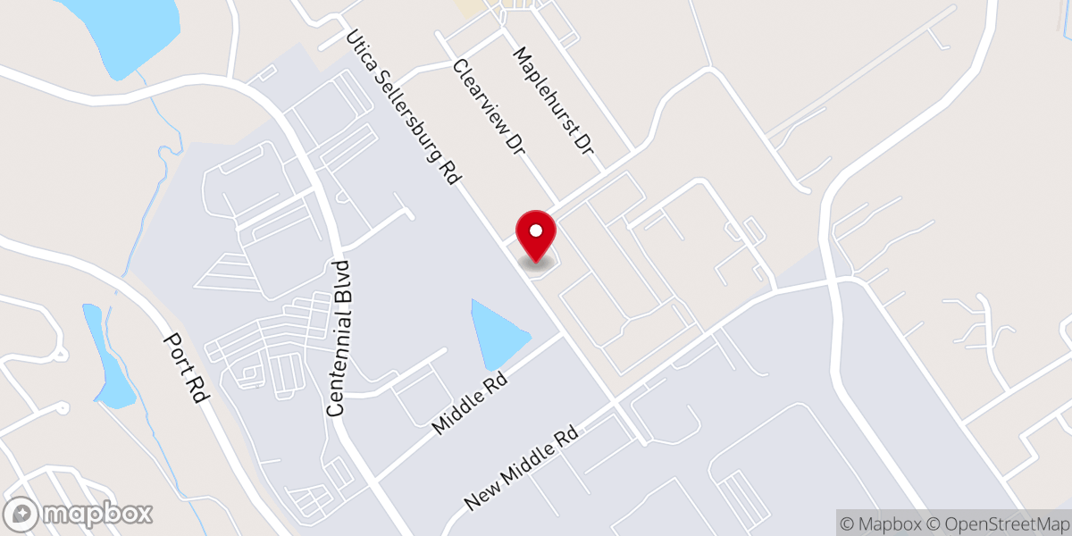 Map showing location of Bible Believers Church