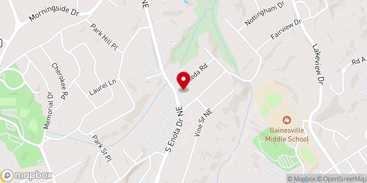 Map showing location of Good Shepherd Lutheran Church LCMS