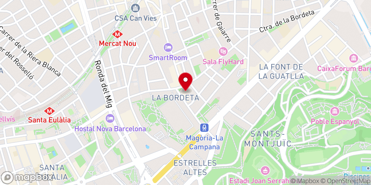 Map showing location of Iglesia de San Medir