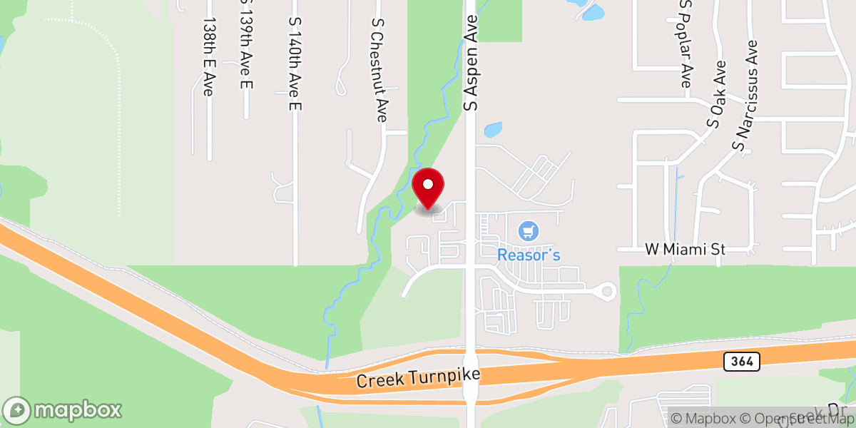 Map showing location of Aspen Creek Church (Assemblies of God)