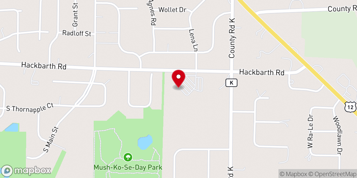 Map showing location of Faith Community Church
