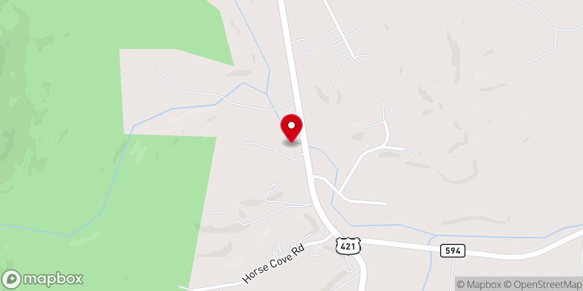 Map showing location of Happiness Hills Farm