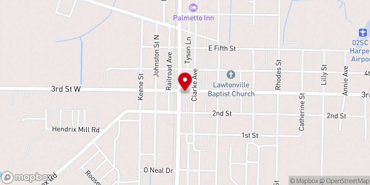 Map showing location of New Life Christian Ministry