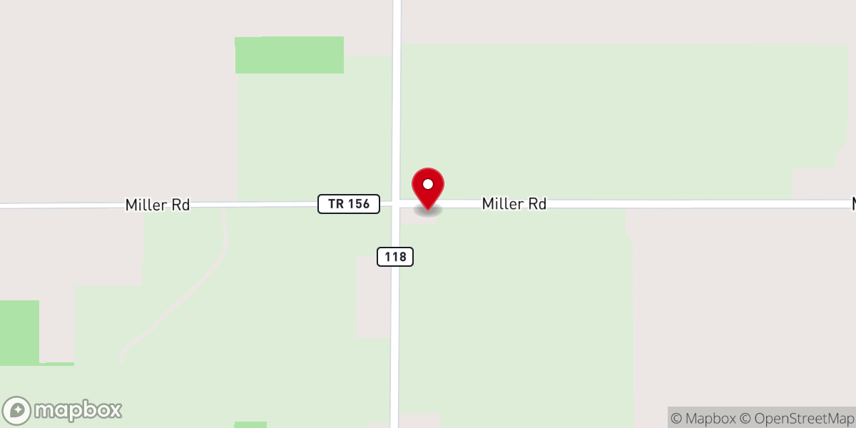Map showing location of Pleasant View Church