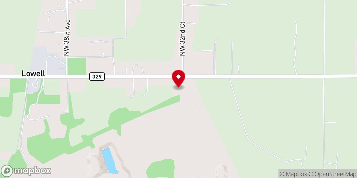 Map showing location of Hopewell Missionary Baptist Church