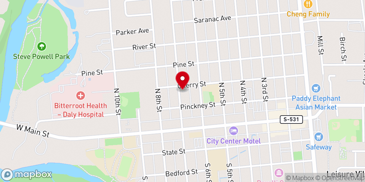 Map showing location of Methodist Baptist Federated