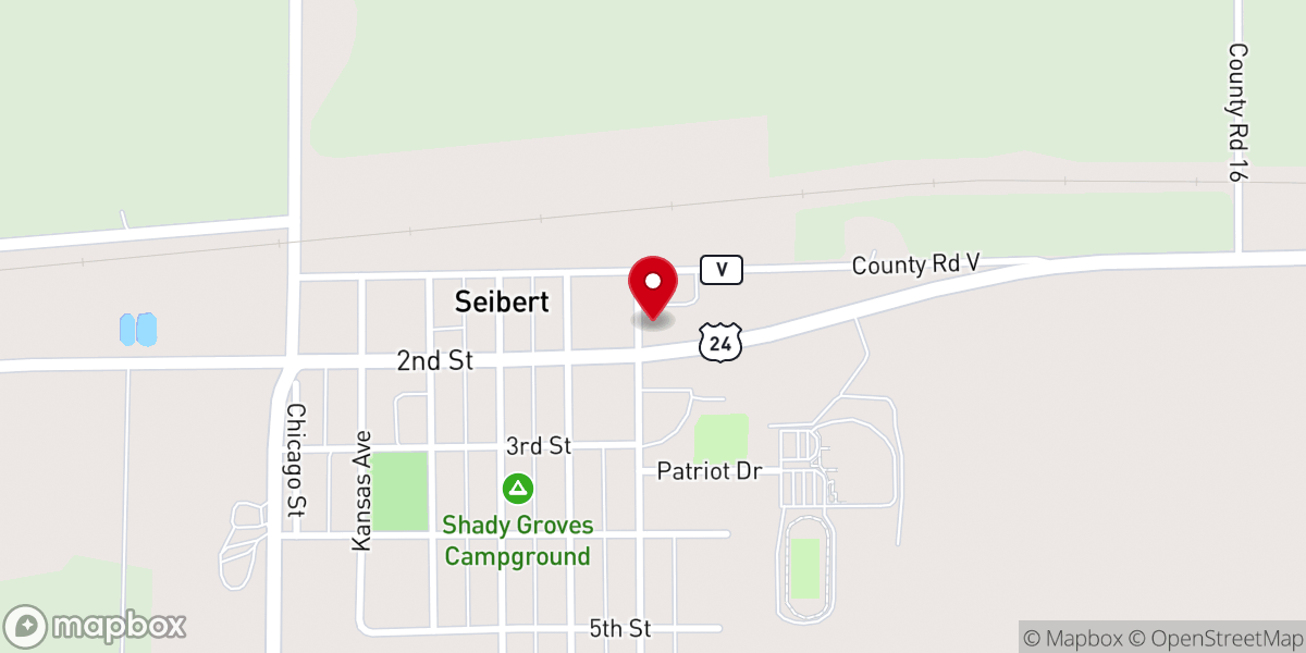 Map showing location of Community of Christ