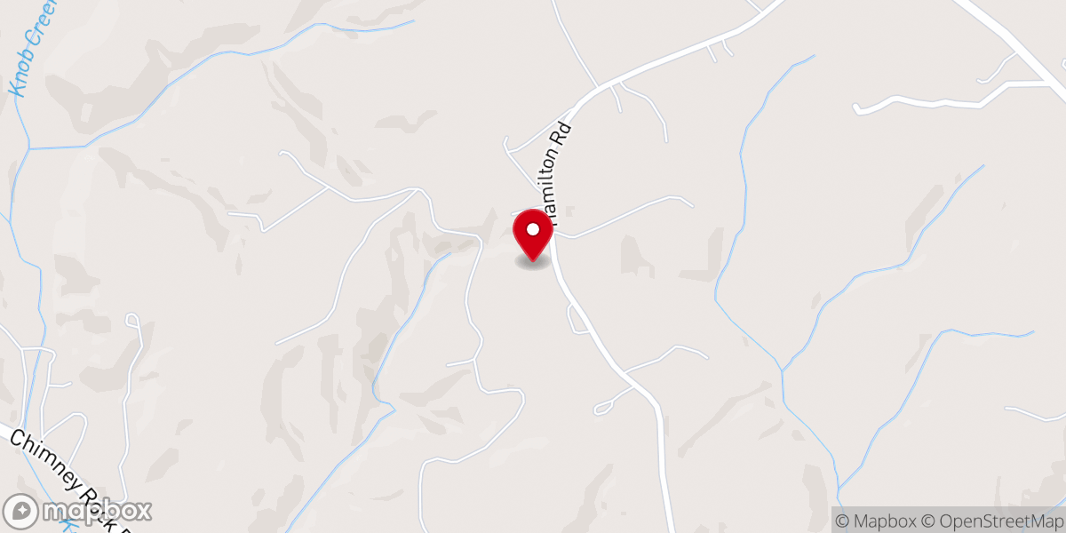Map showing location of PWBC