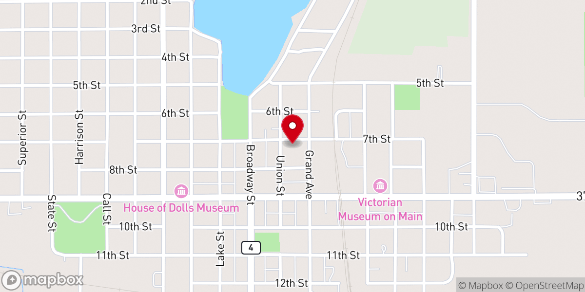 Map showing location of Seeds of Hope Ministries