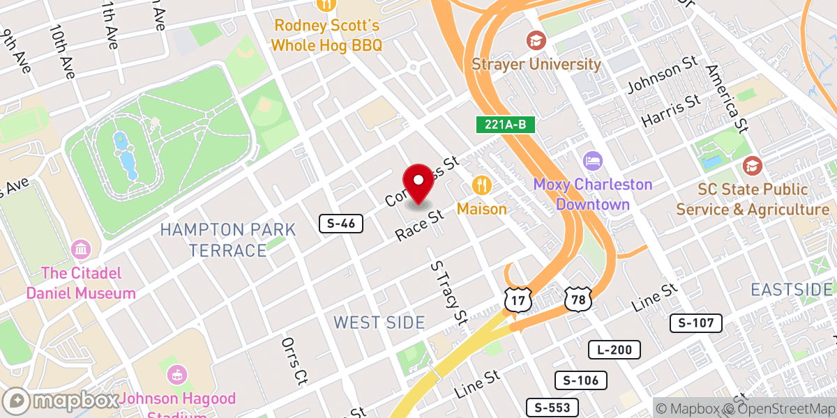 Map showing location of Greek Orthodox Church of the Holy Trinity