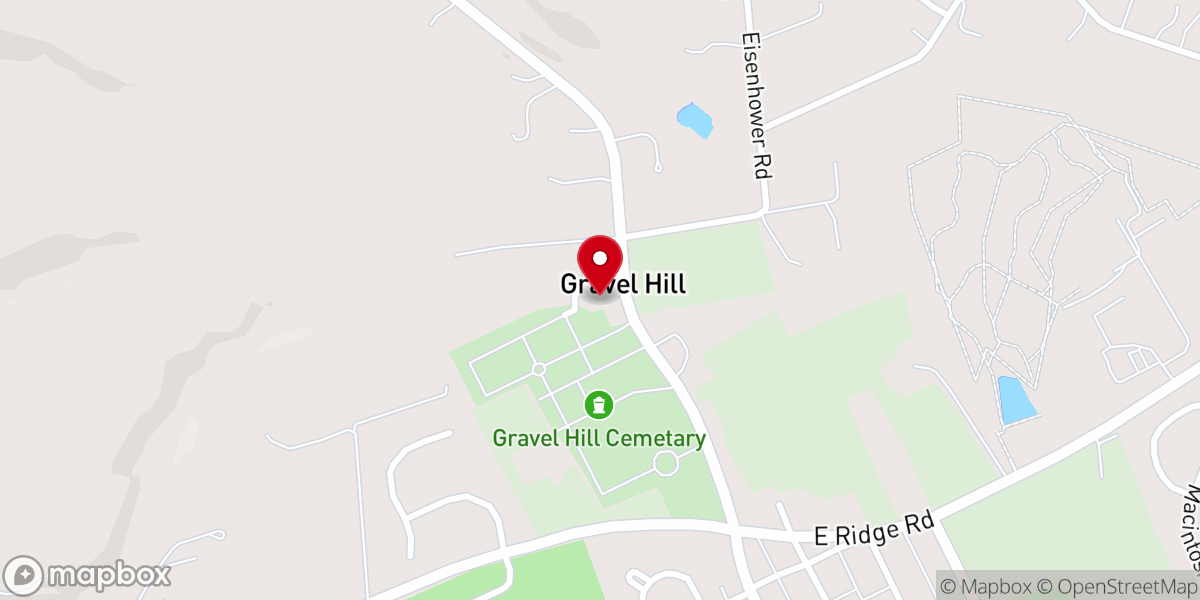 Map showing location of Gravel Hill Christian Child Care