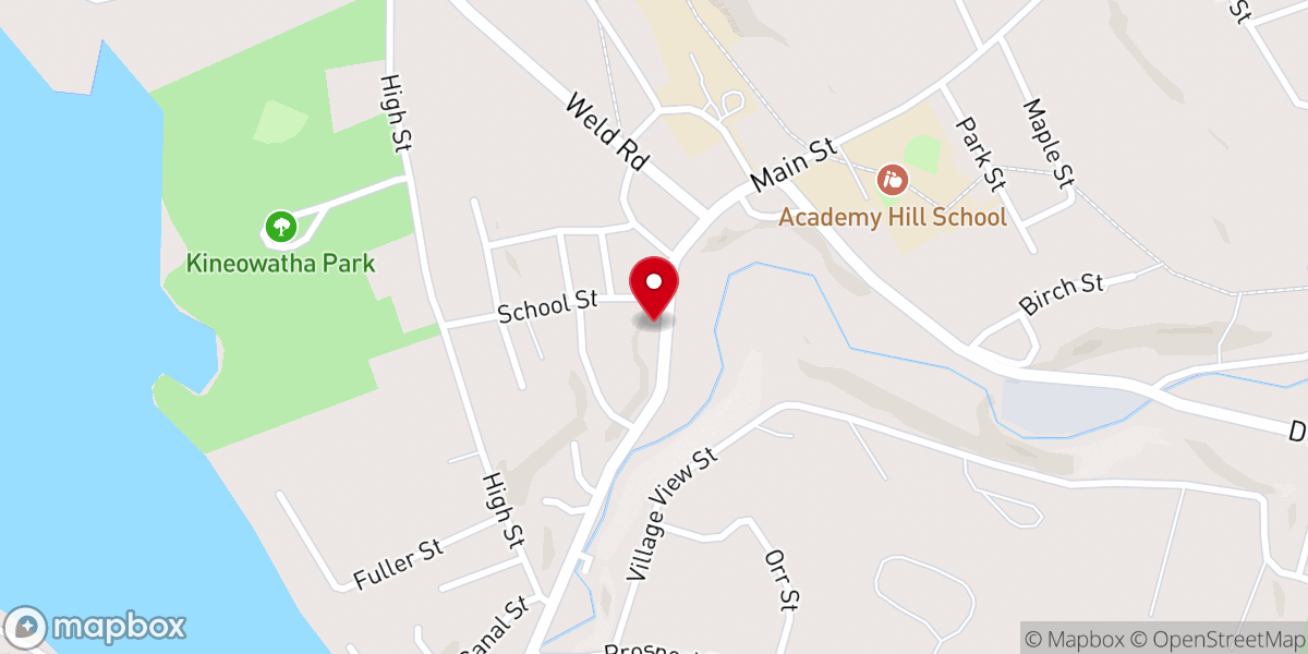 Map showing location of Wilton United Methodist Church