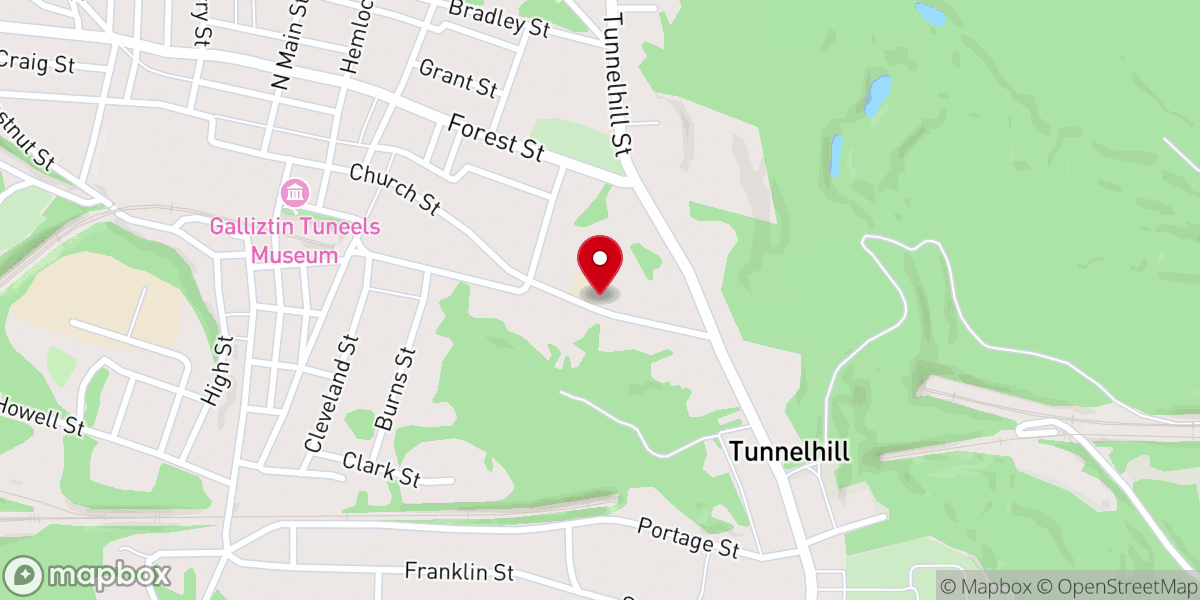 Map showing location of St. Patrick