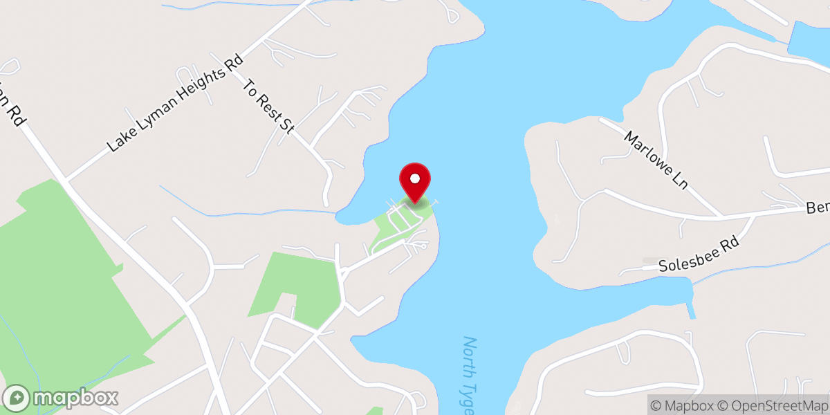 Map showing location of Lyman Methodist Church Lyman Lake Campus