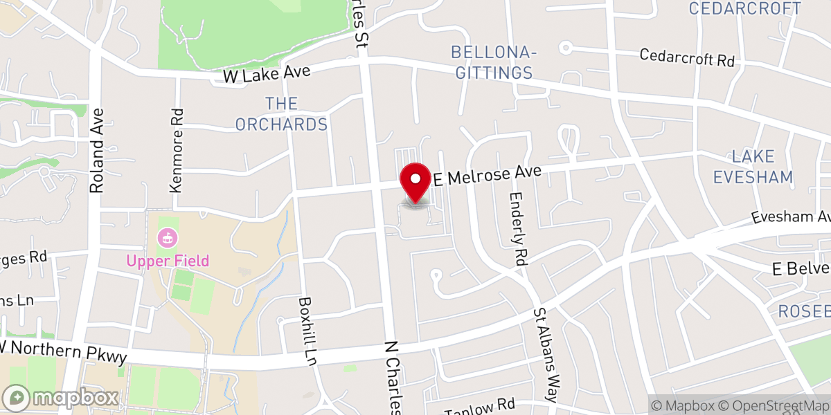 Map showing location of Church Of The Redeemer