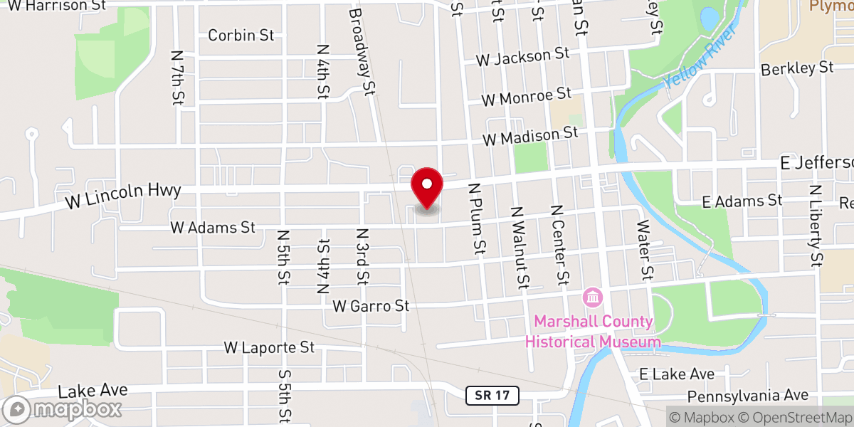Map showing location of Child Evangelism Fellowship of Indiana, Inc North Central Indiana