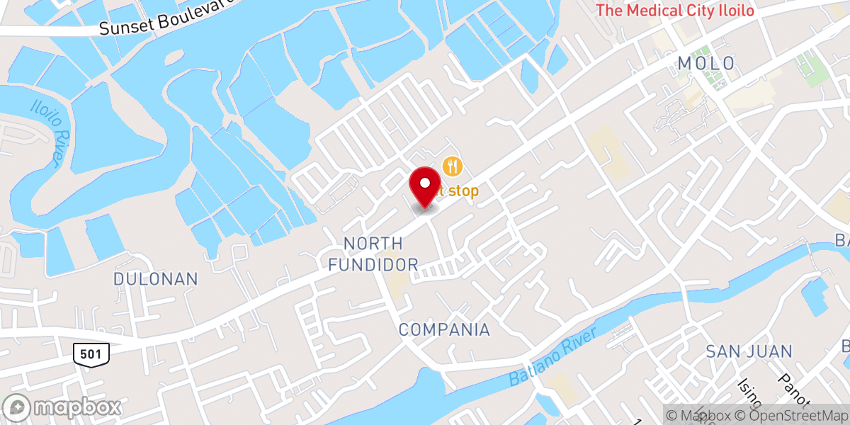 Map showing location of Victory Churches of Asia - Iloilo