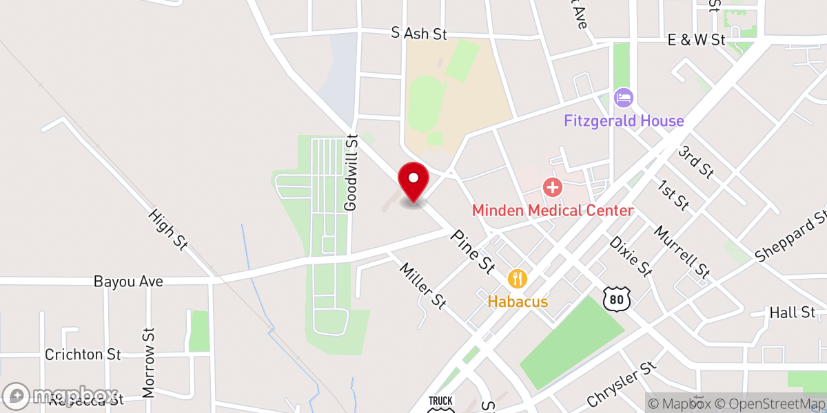 Map showing location of Family Support Office