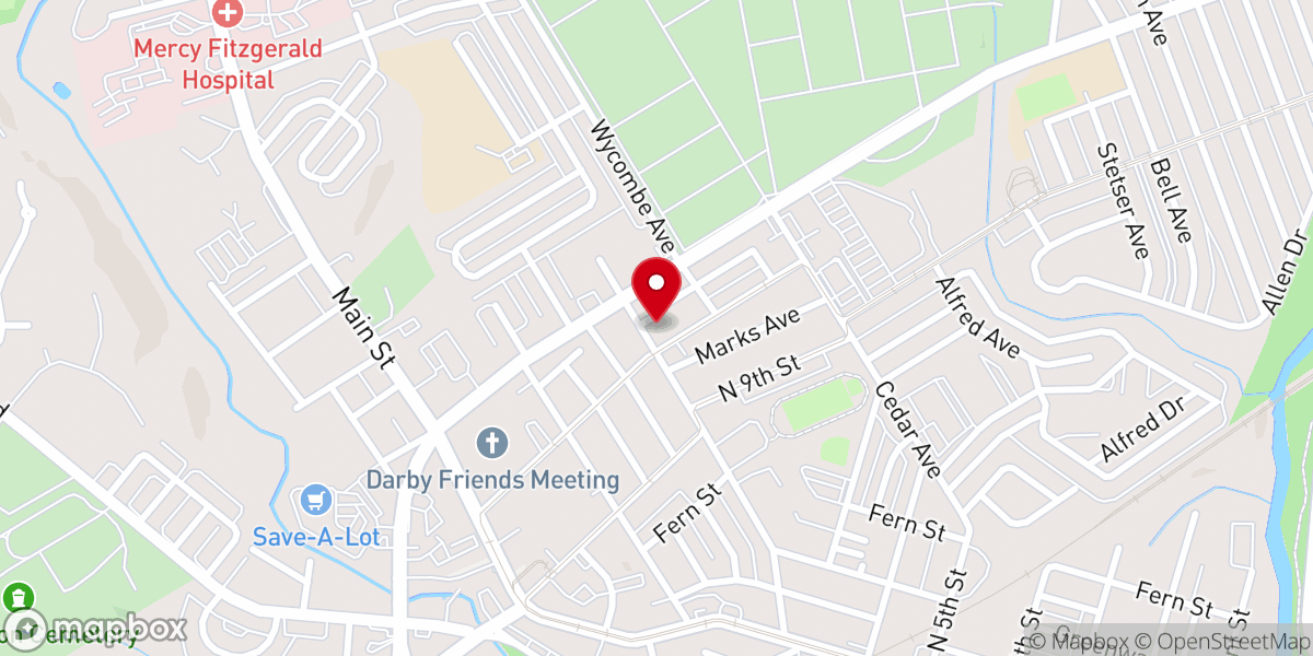 Map showing location of Union Memorial United Methodist