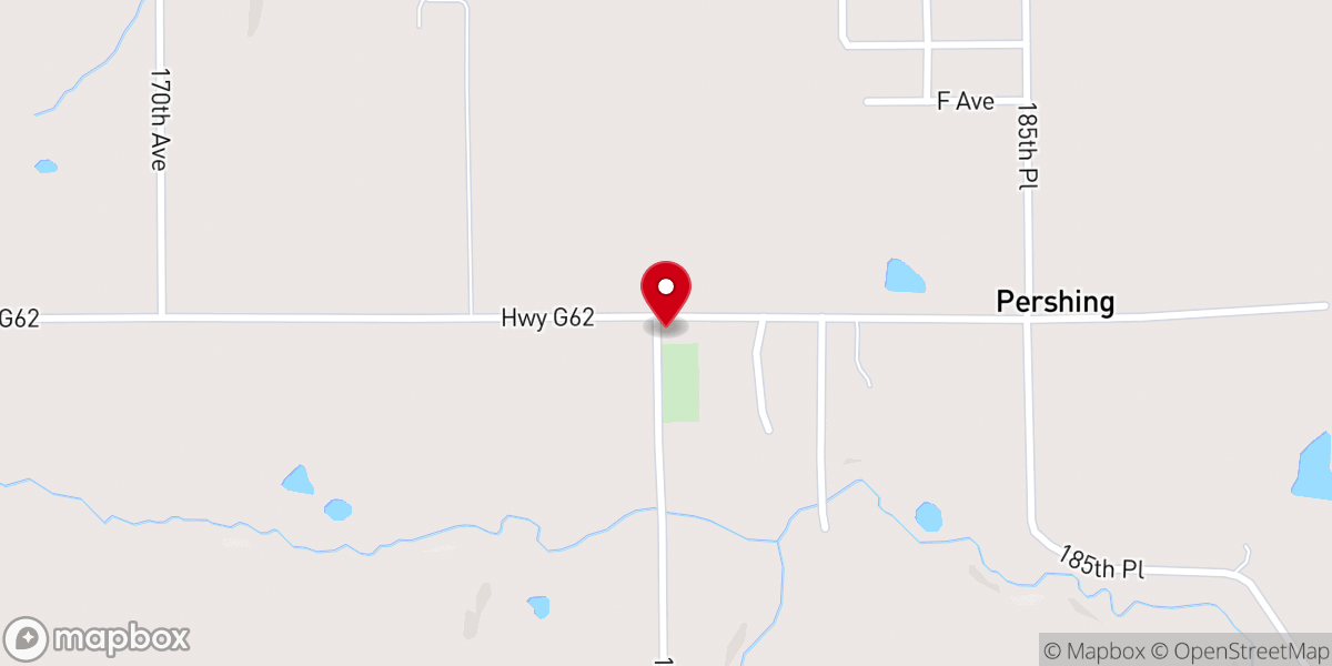 Map showing location of Zion Church