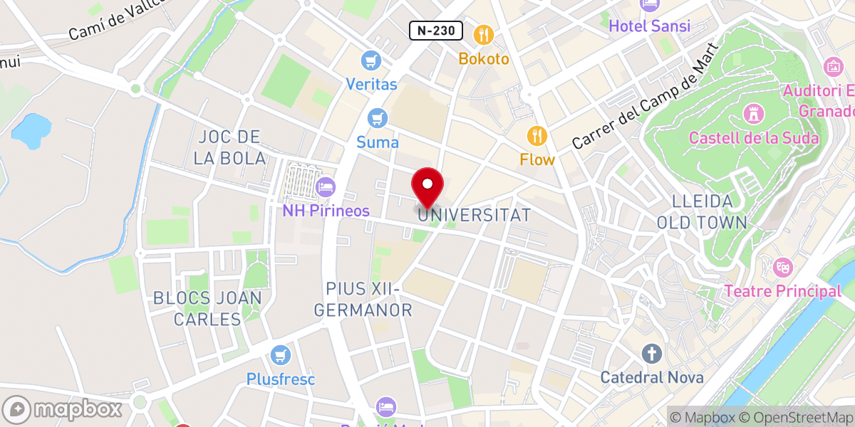 Map showing location of Parroquia Santuario Santa Teresita