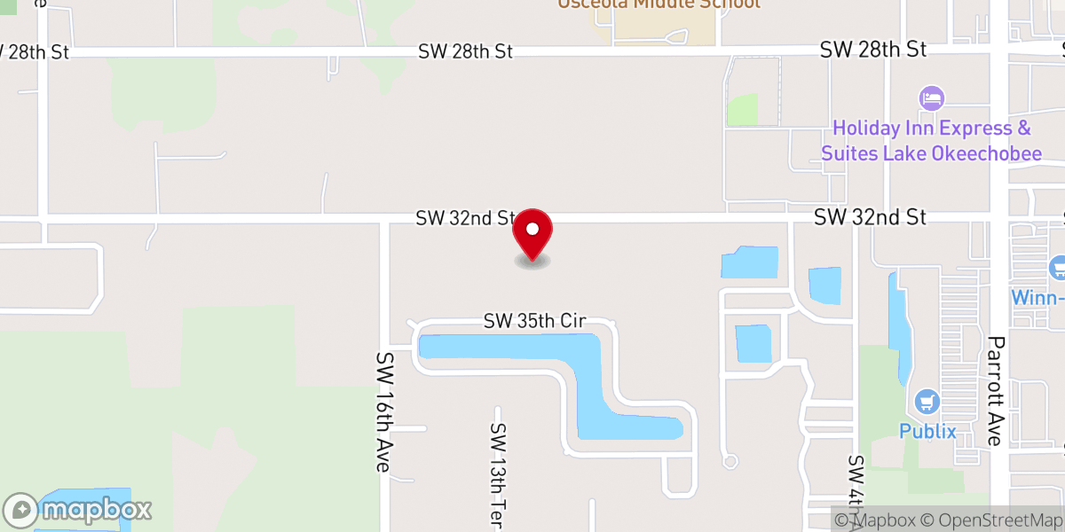 Map showing location of Fountain of Life Church