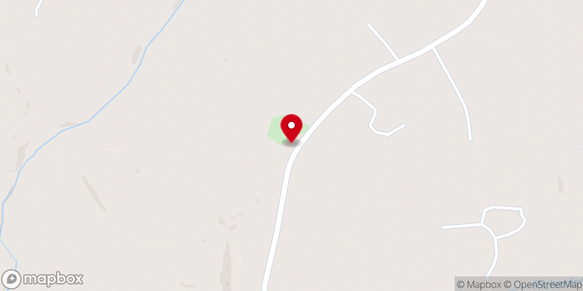 Map showing location of Ebenezer Baptist Church