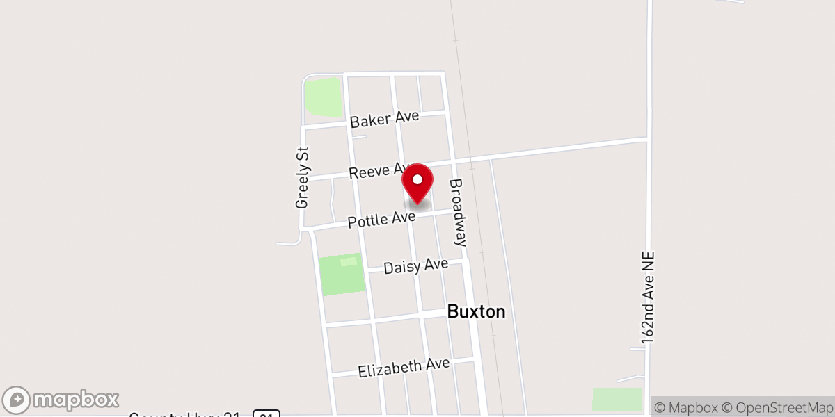 Map showing location of Immanuel Lutheran Church