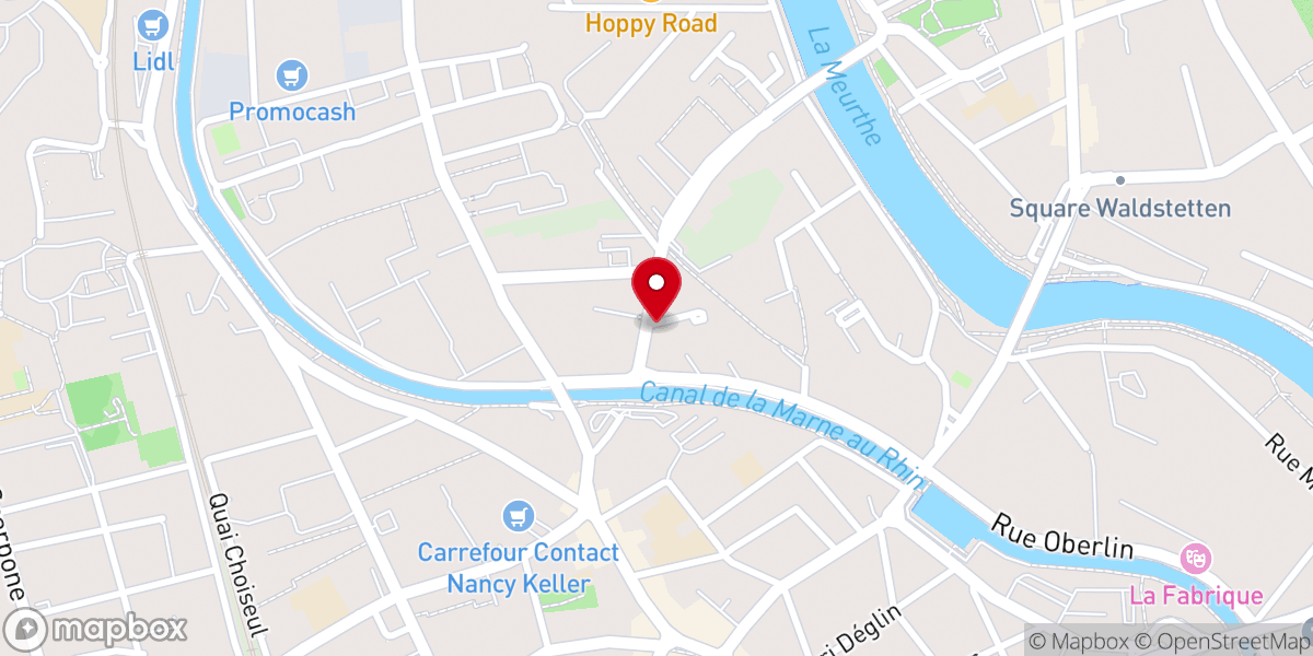Map showing location of Chapelle Saint Jean Bosco