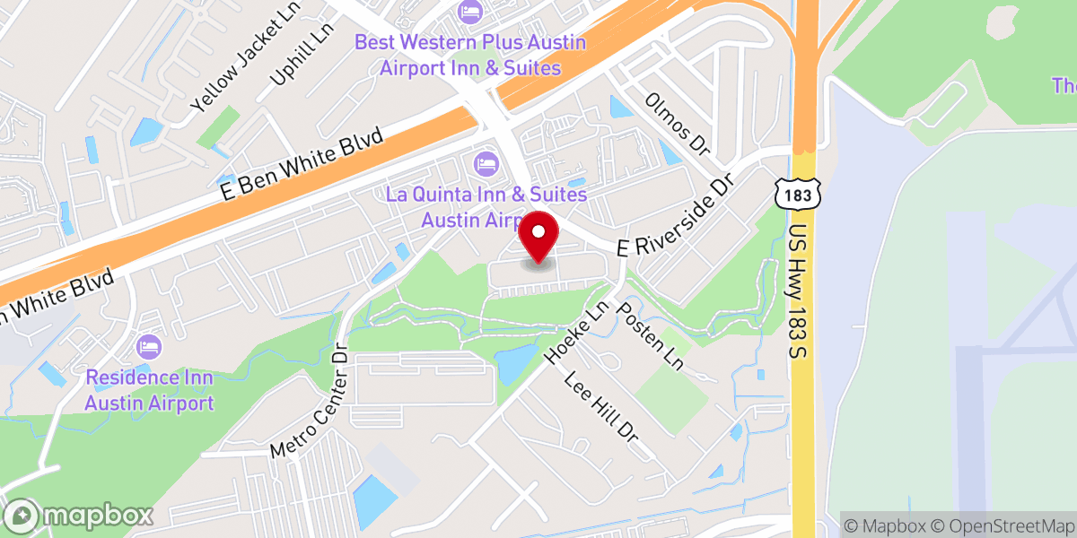 Map showing location of Bethel Austin