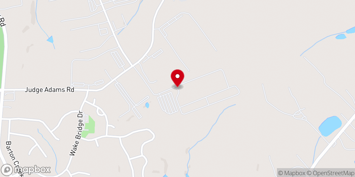 Map showing location of FedEx Ground Facility