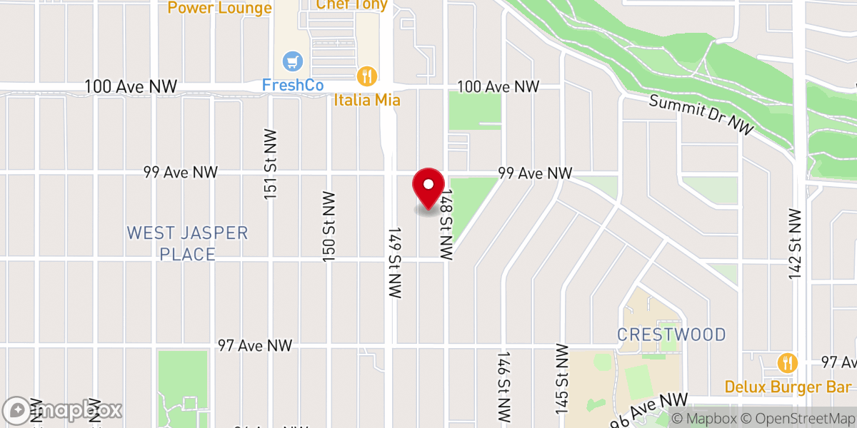 Map showing location of St. John the Evangelist Catholic Church