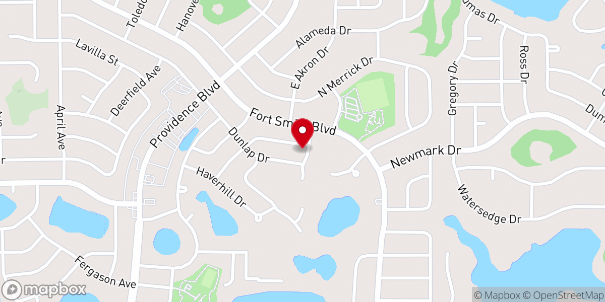 Map showing location of Church
