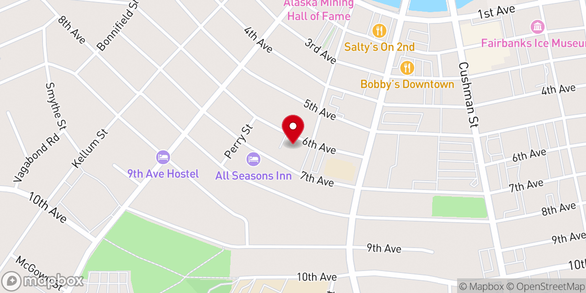 Map showing location of Iglesia De Dios Monte De Sion