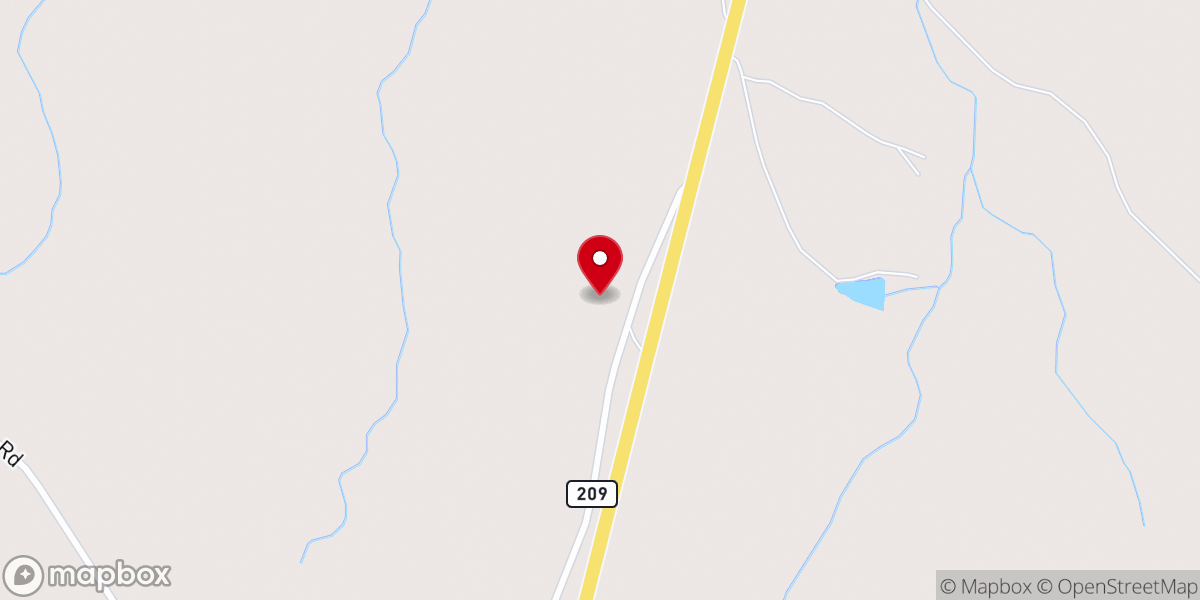 Map showing location of Rockwell Church