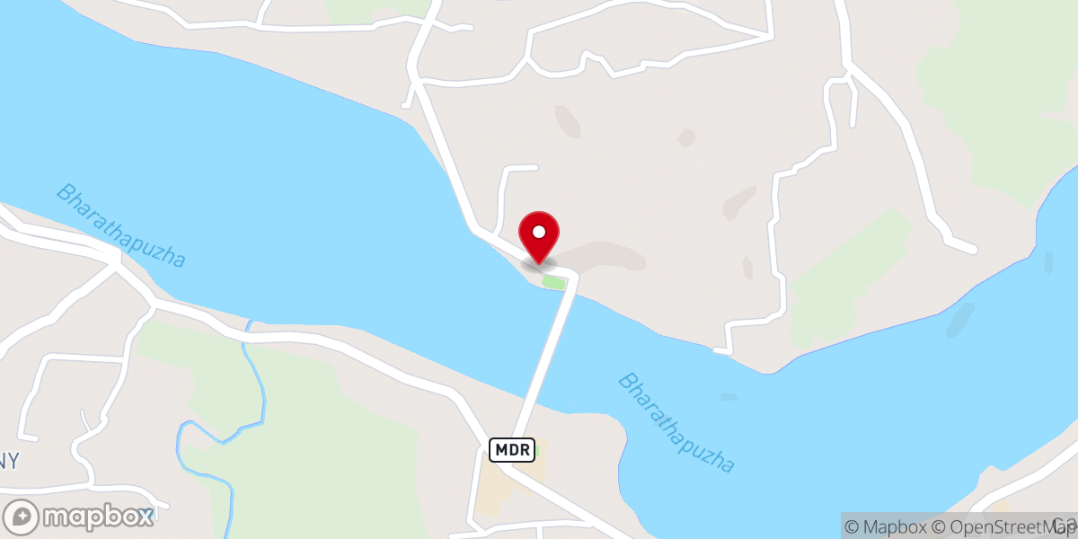 Map showing location of Velliyamkallu Heritage Park