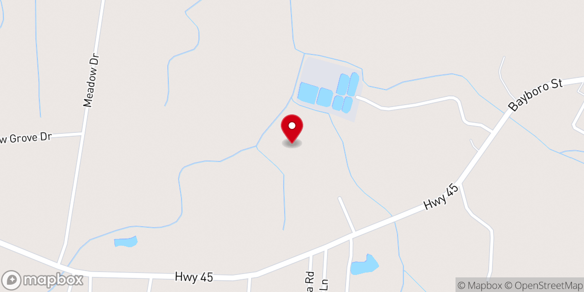 Map showing location of Trust God Ministries