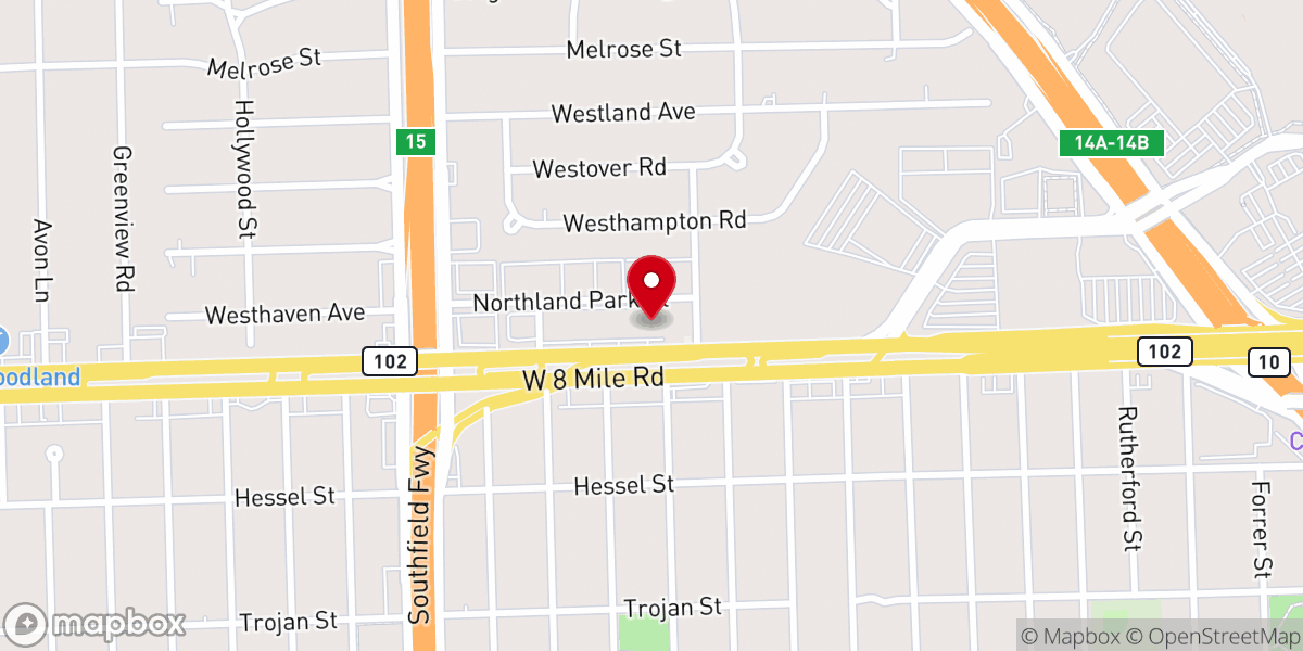 Map showing location of Victory Christian Tabernacle Church