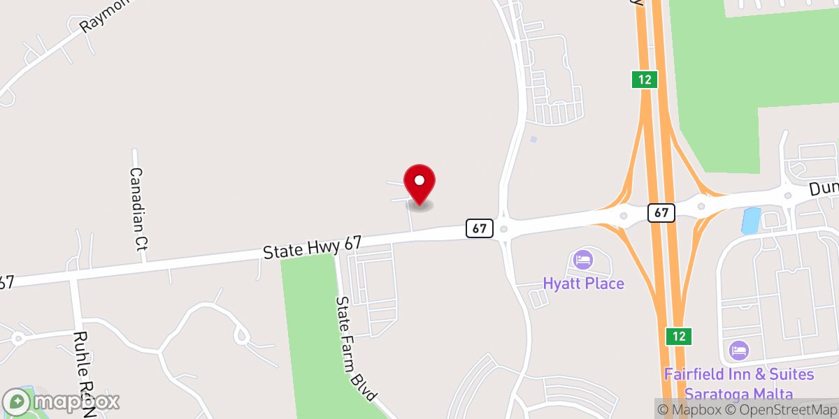 Map showing location of Olde Liberty Baptist Church