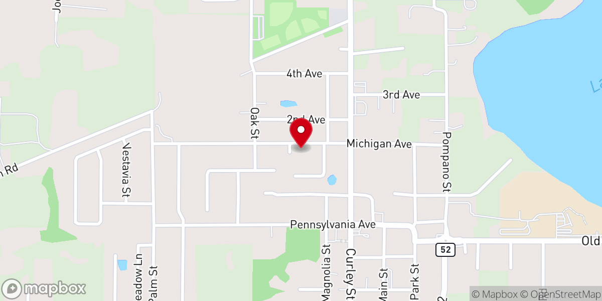 Map showing location of New Horizon Methodist Church