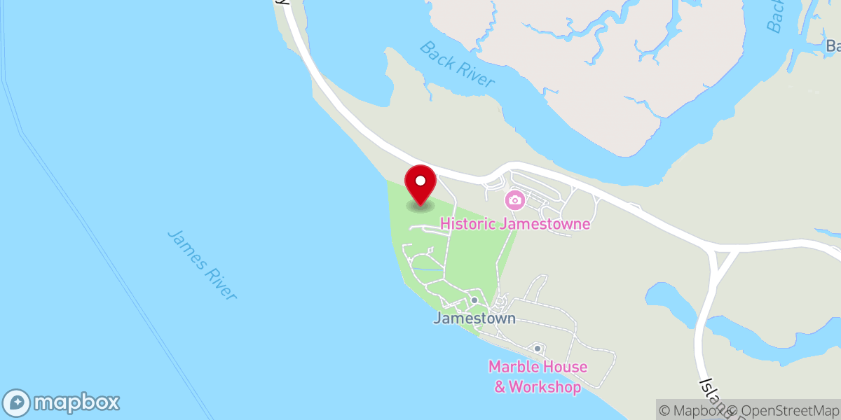 Map showing location of Church Point