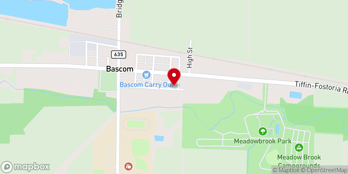 Map showing location of Union United Church of Christ