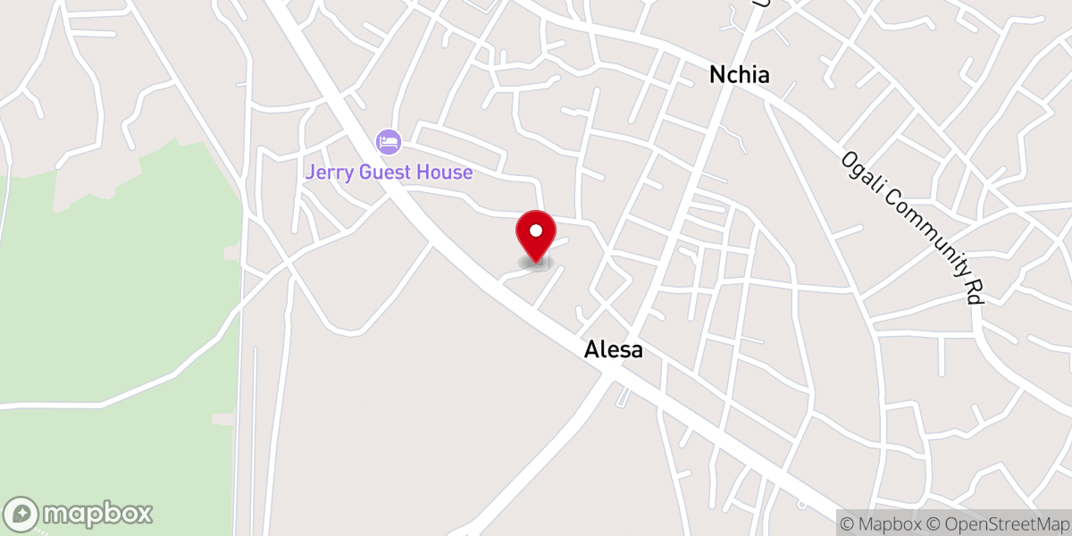 Map showing location of Calvary Anglican Church