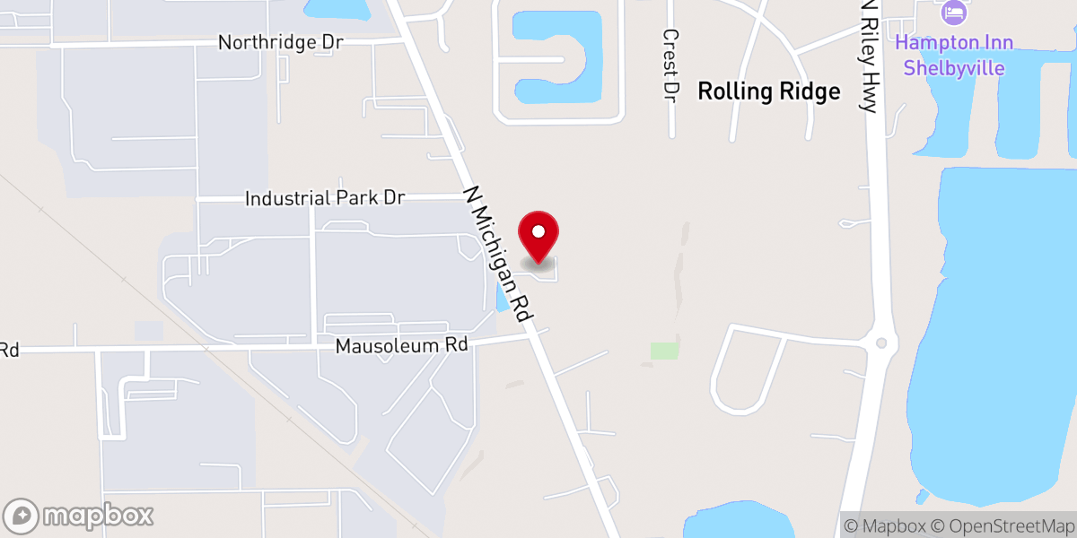 Map showing location of St Mark Lutheran Church
