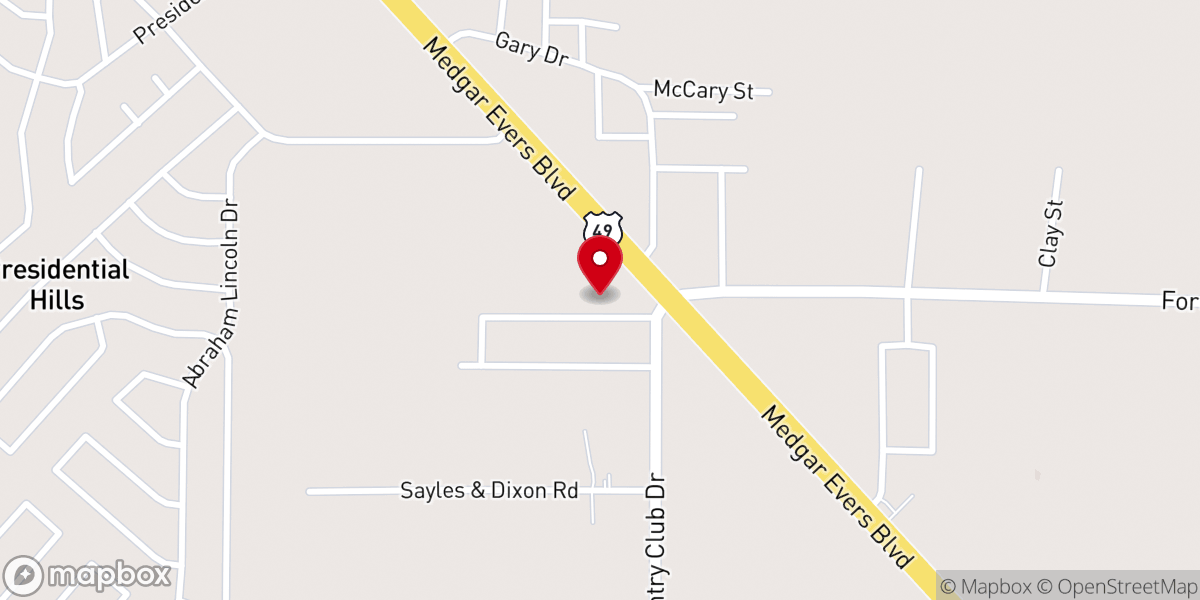 Map showing location of Cynthia Church of Christ Holiness