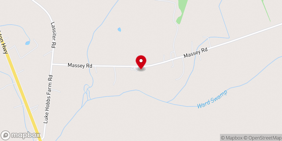 Map showing location of Newton Grove Church of God