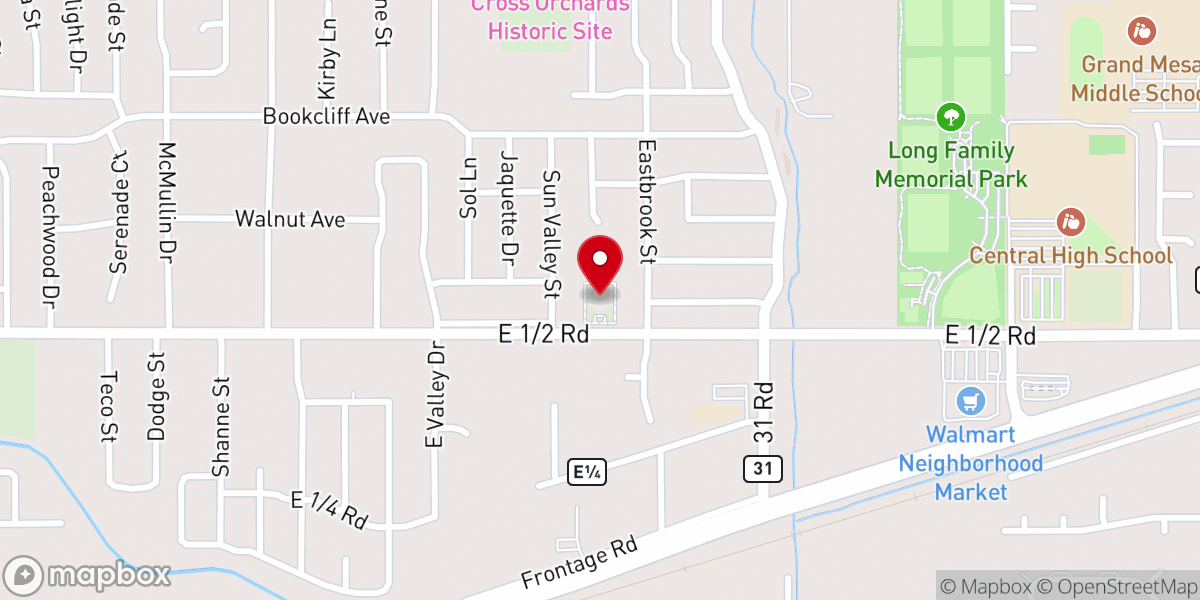 Map showing location of The Church of Jesus Christ of Latter-day Saints