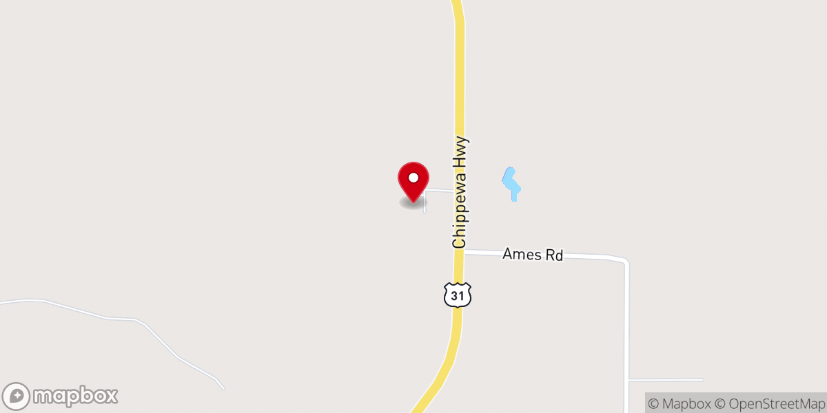 Map showing location of First Baptist Church